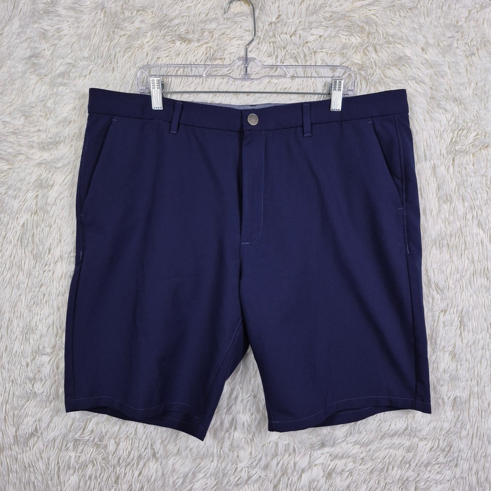 Bonobos Golf Performance Shorts Navy Blue Standard Fit 9 Inch Men 38 Sustainable